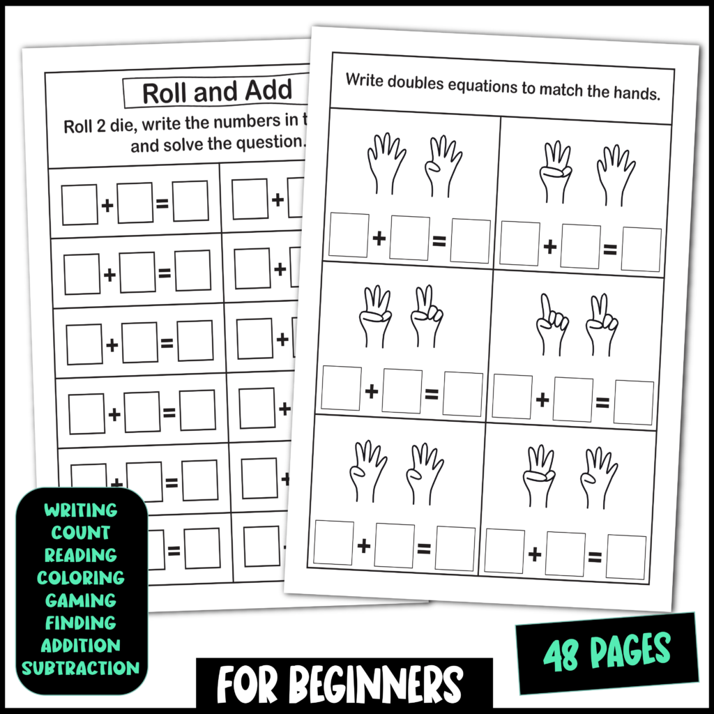 Back to School NO PREP Math and Literacy Packet - worksheets for ...