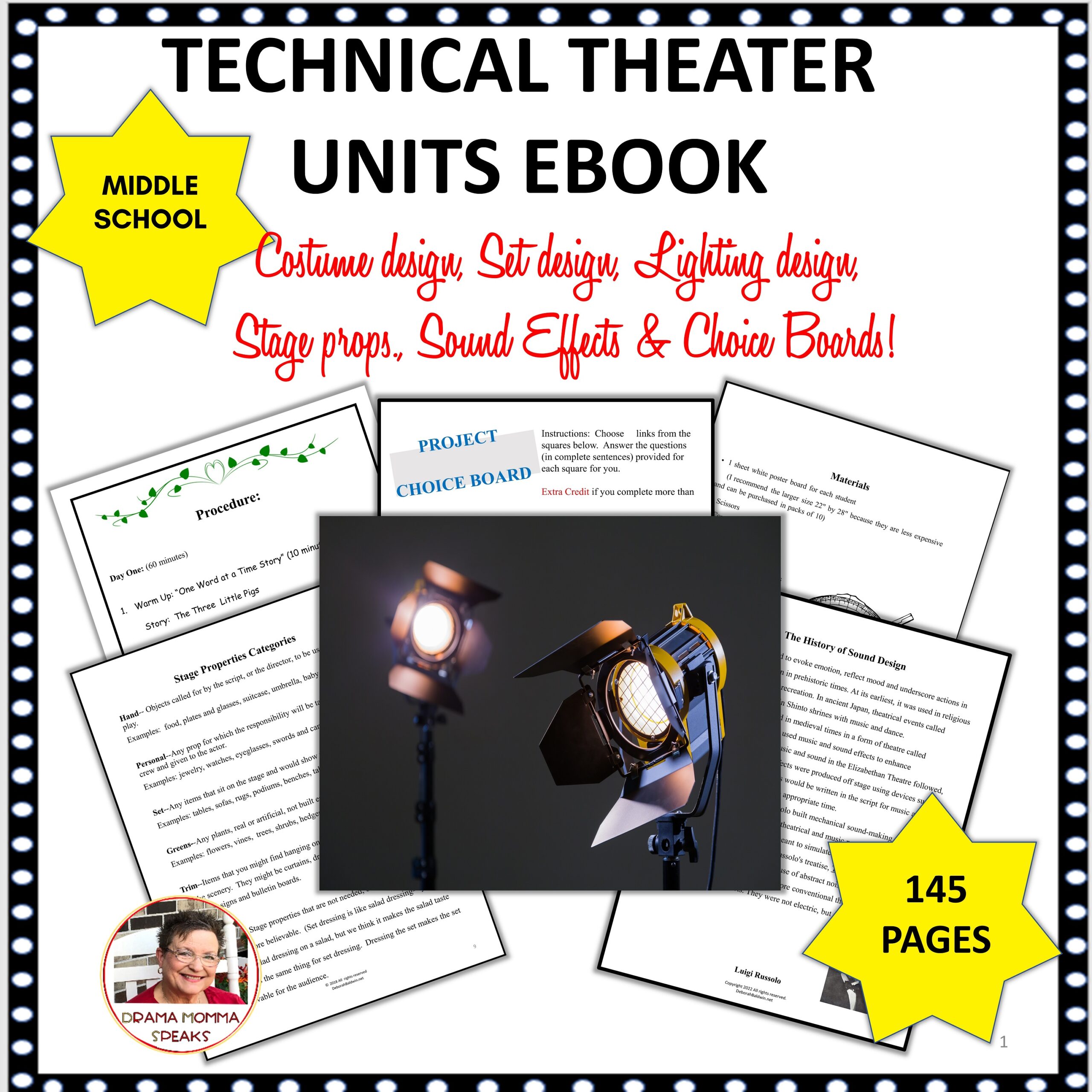 Technical Theater E Book for Middle School