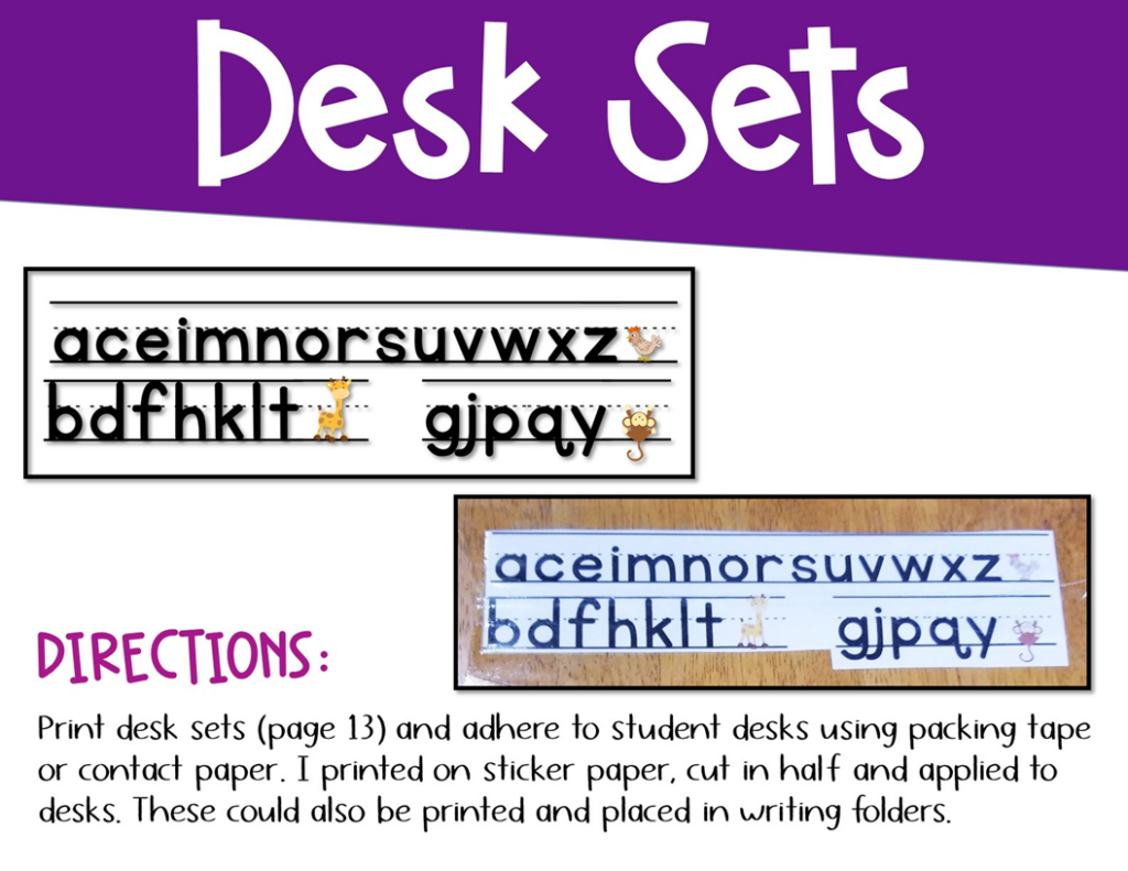 Handwriting Practice Alphabet Letter Formation Alphabet Poster and ...