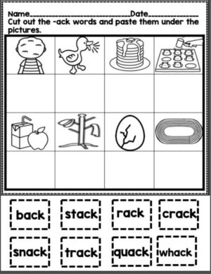 -ack Word Family Activity Pack | Made By Teachers
