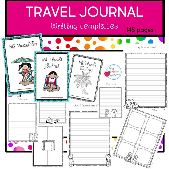 Travel Journal Writing Templates
