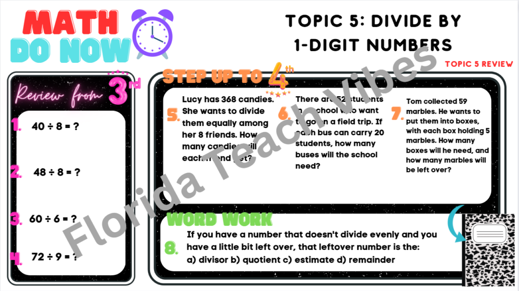 4th Grade Math Daily 