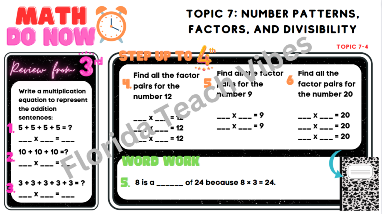 4th Grade Math Daily 