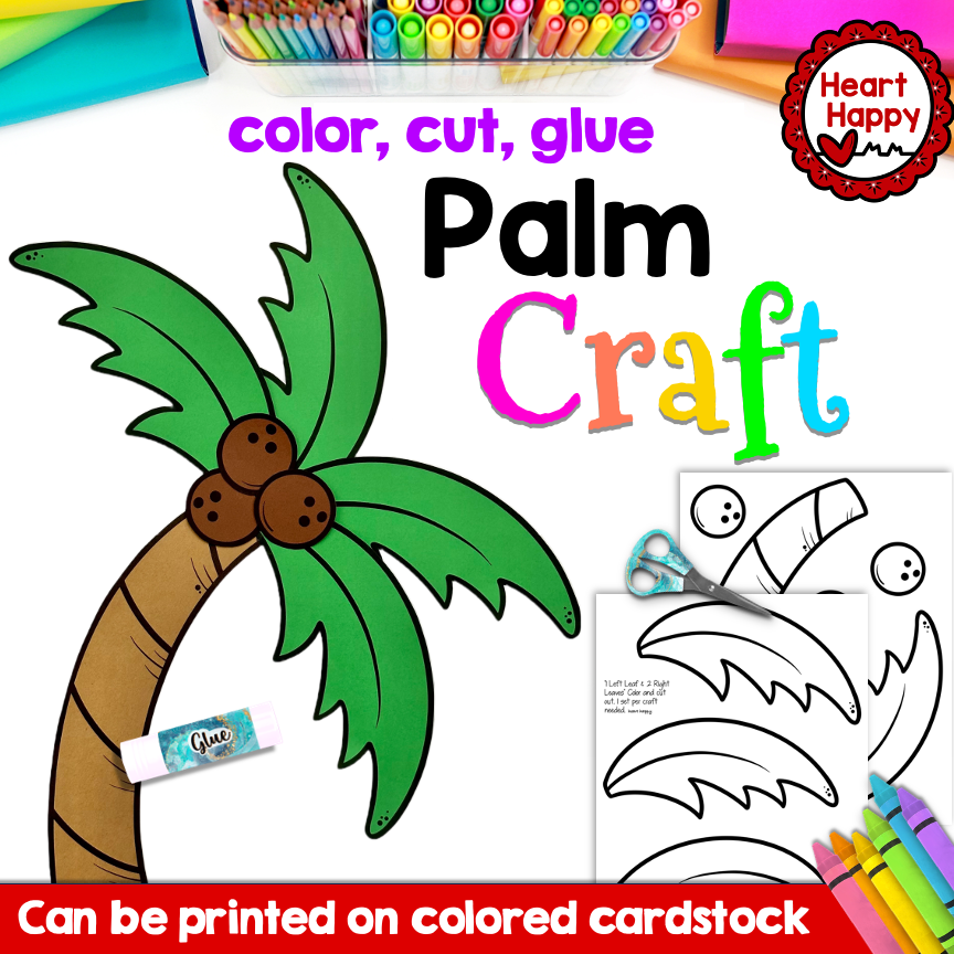 Palm Tree Craft | Summer Craft | Beach Craft