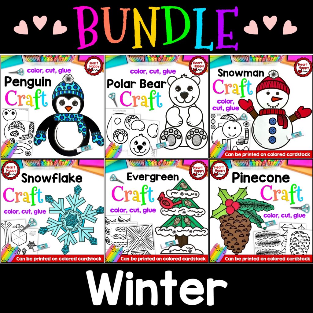 Winter Crafts BUNDLE | Made By Teachers