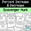 Percent Increase and Decrease Scavenger Hunt TEKS 7.4D | Made By Teachers