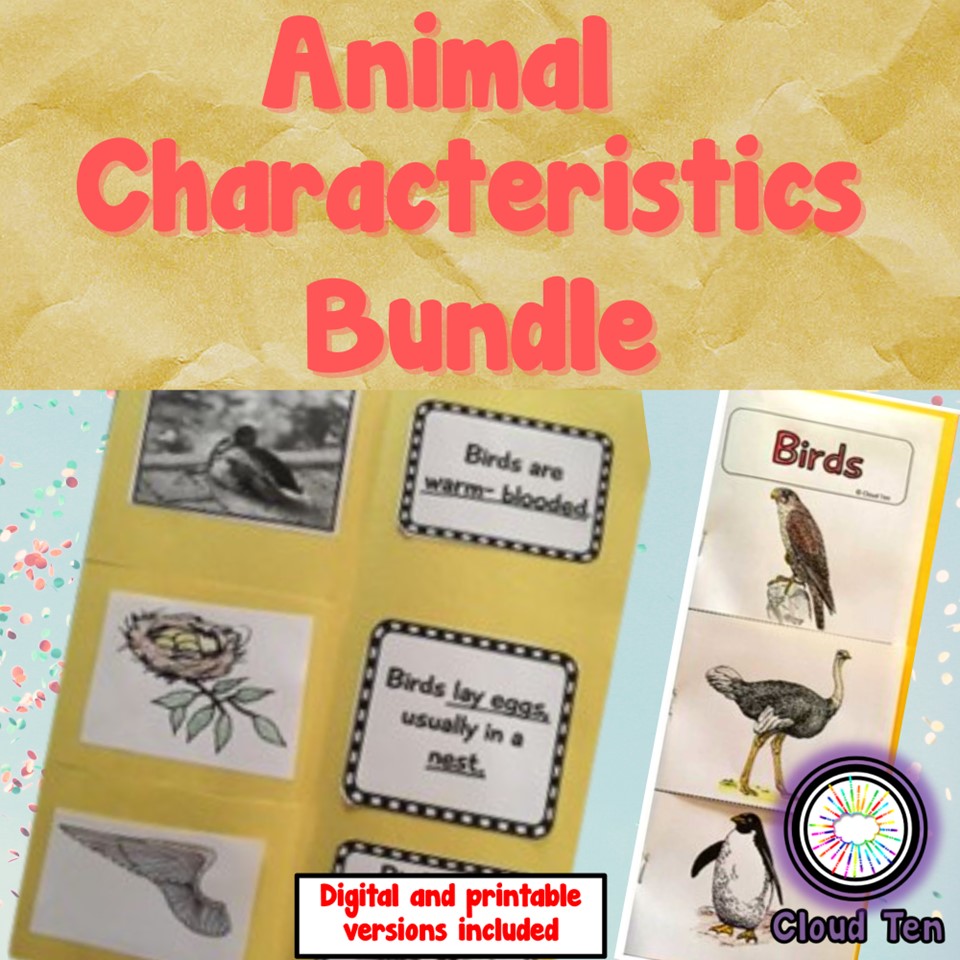 Animal characteristics bundle