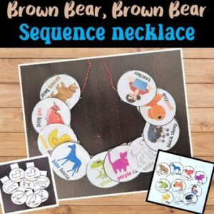 Brown Bear Brown Bear activities, Sequencing necklace, Back to school ...