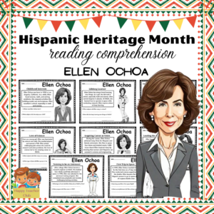 Hispanic Heritage Month Ellen Ochoa reading comprehension | Made By ...