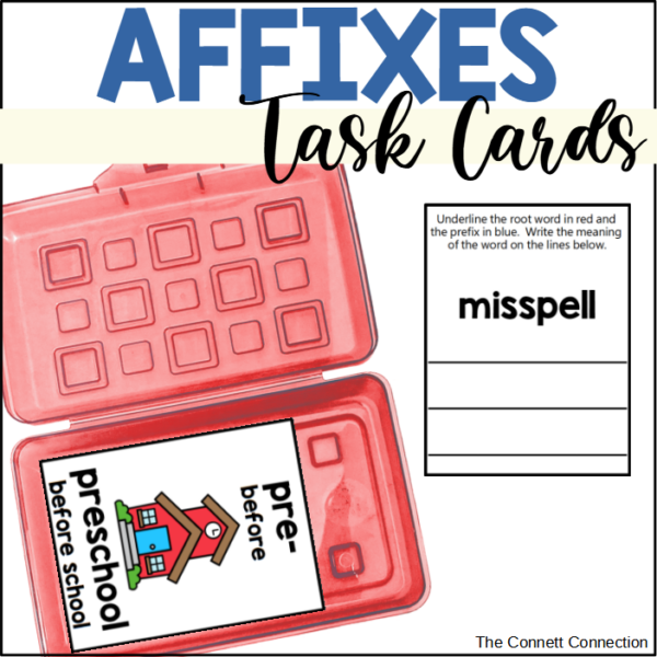 Affixes Task Cards for Prefixes and Suffixes - Made By Teachers