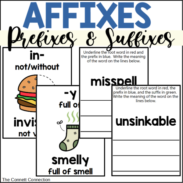 Affixes Task Cards for Prefixes and Suffixes - Made By Teachers