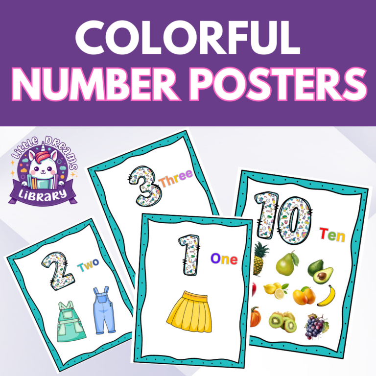 Engaging Number Posters - Colorful Classroom Decor - Made By Teachers
