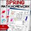 Spring 2nd Grade Math Homework | Made By Teachers