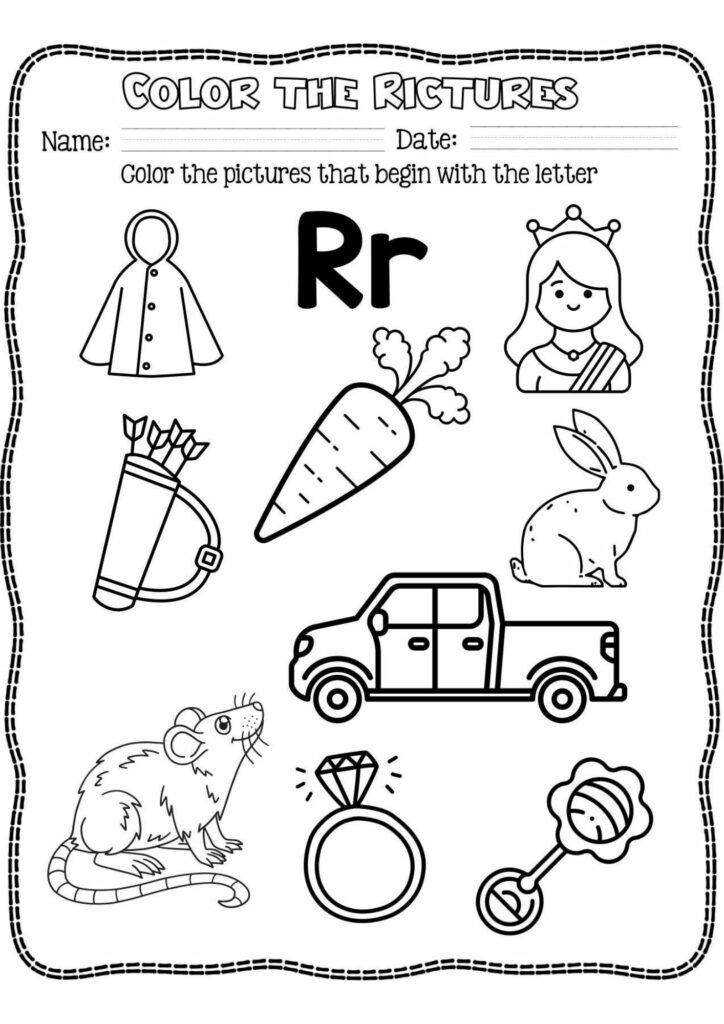 Graph The Letter R Alphabet Tracing Cards: Handwriting Practice for Letter R - Made By ...
