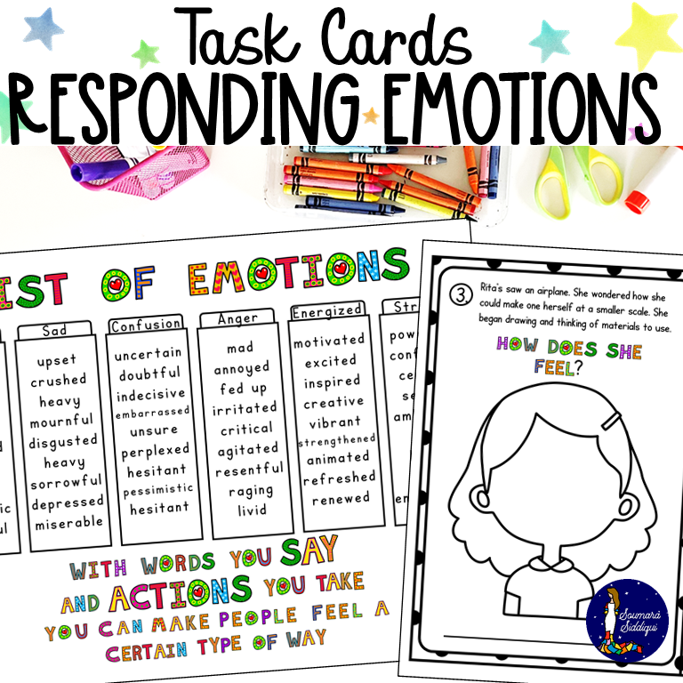 Responding Emotions Task Cards