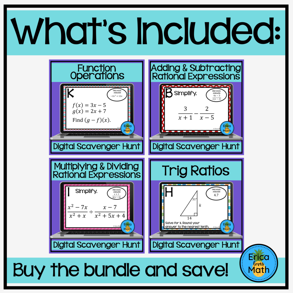 Scavenger Hunt Digital Activity Bundle | Made By Teachers