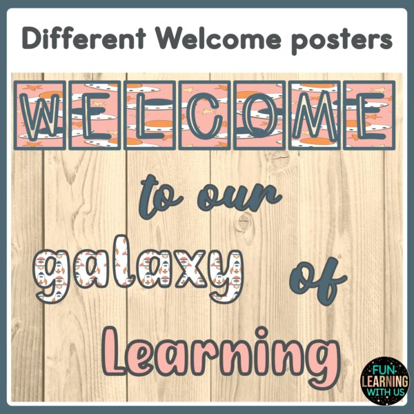 Back to School Editable Space Bulletin Board Décor | Space Door Decor ...