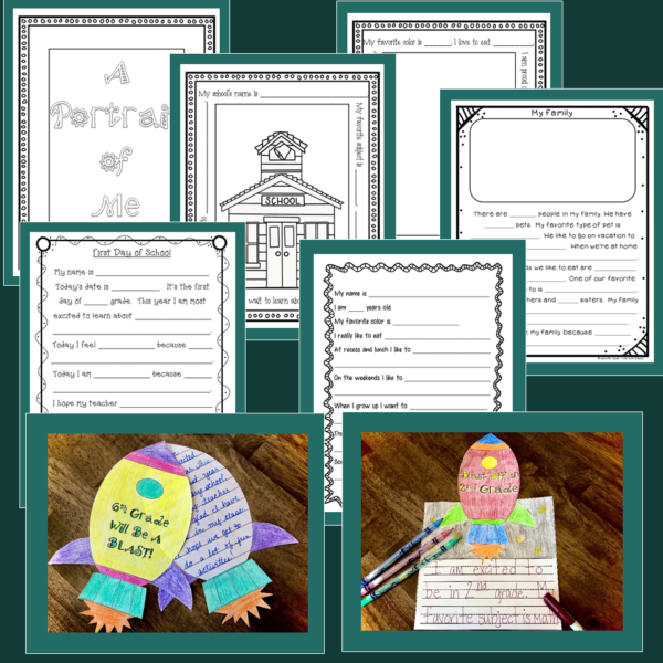 Back to School Writing Activities and Craft BUNDLE | Made By Teachers