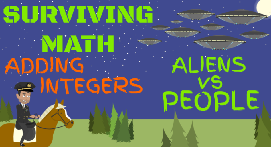 Adding Integers Aliens Vs. People Animated Video