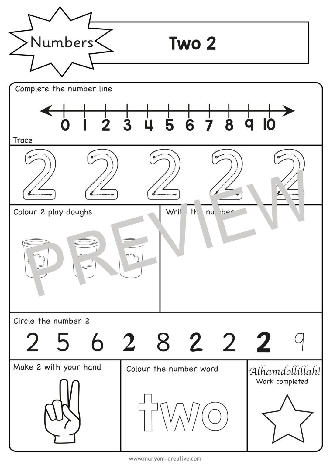 Recteption Standard Math Homework 11 Numbers Worksheet, Math, KS1, Reception, 0-10 Numbers, Preschool ...