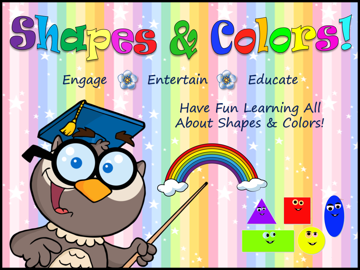 Shapes and Colors! PowerPoint Lessons, Worksheets, Flashcards & Games!