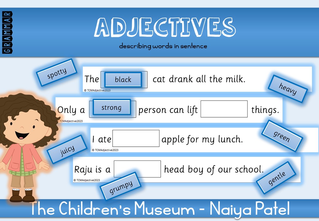 GRAMMAR - ADJECTIVES in Sentences