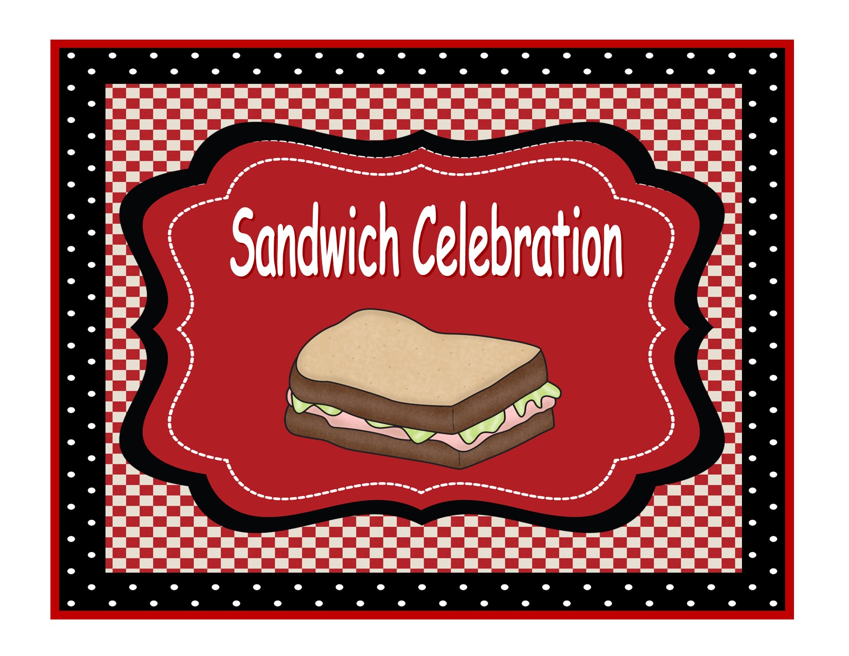 Sandwich Celebration-National Sandwich Day November 3