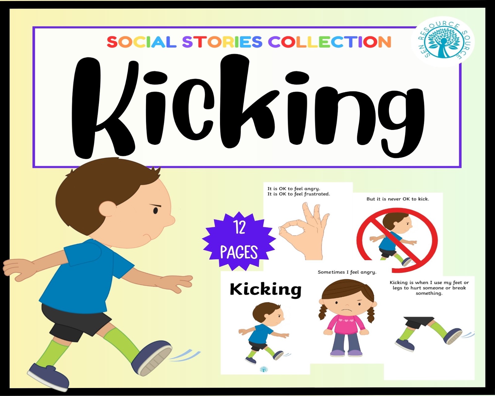 Kicking Social Story