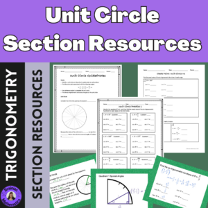 Unit Circle Section Resources