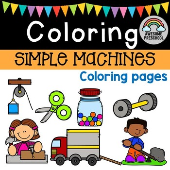 Simple Machines Coloring Pages