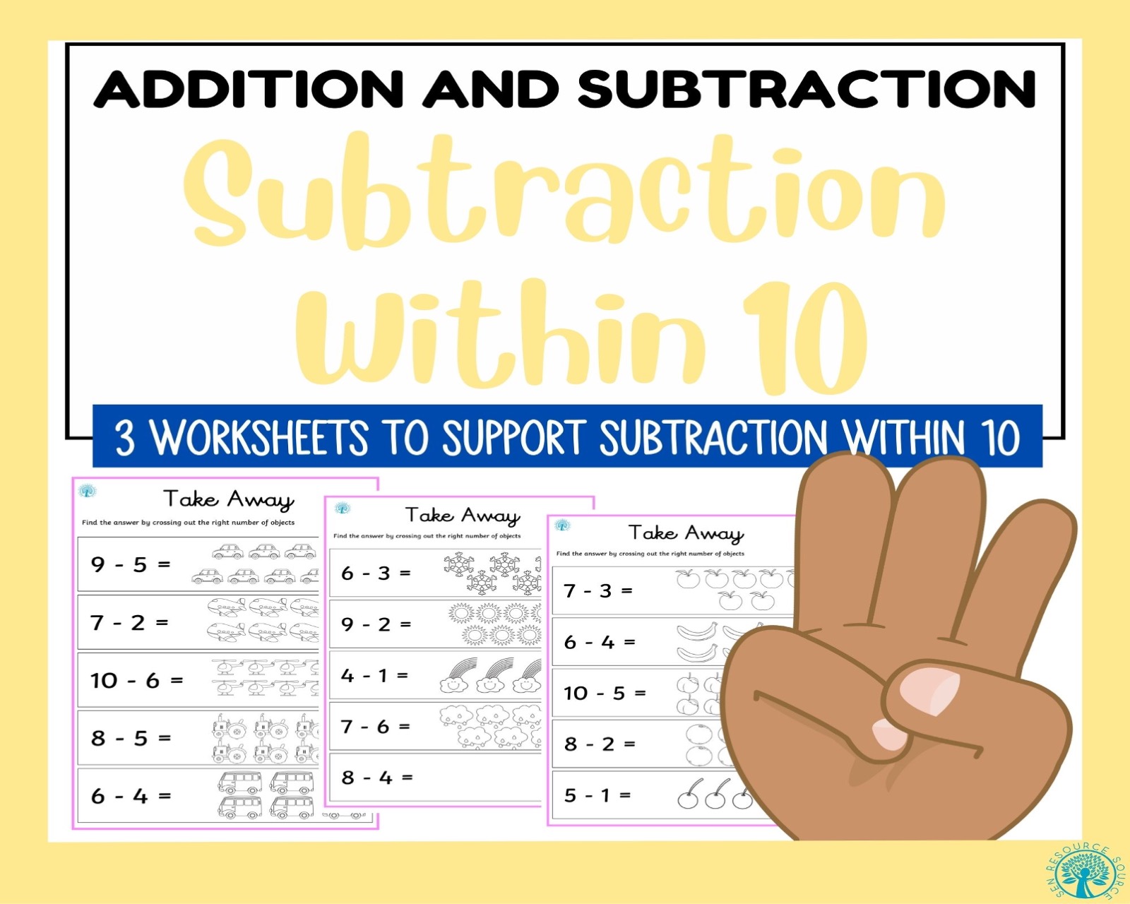Subtraction within 10