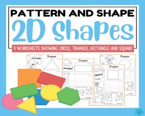 Basic 2D Shape Worksheets