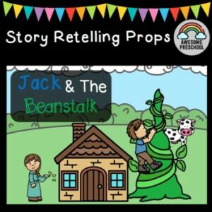 Jack and The Beanstalk Retelling Story Props and Sequencing Activity ...