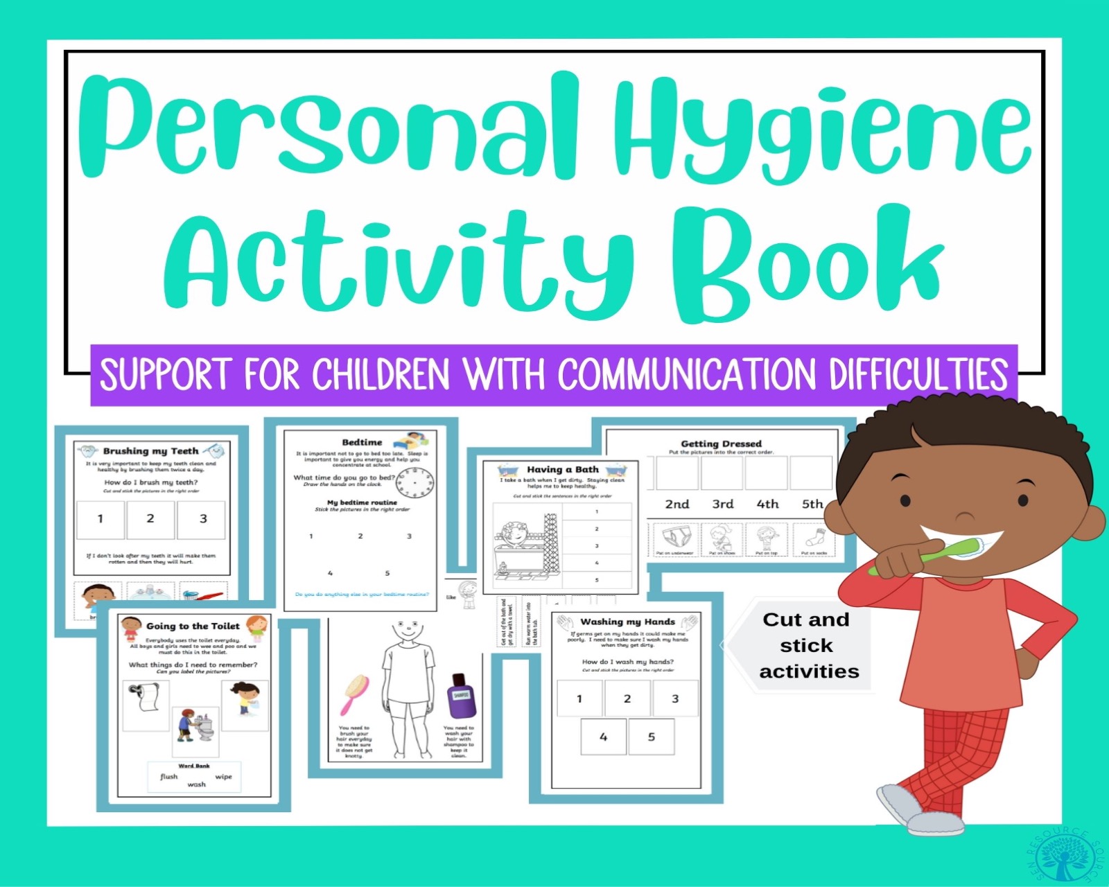 Personal Hygiene Activity Book
