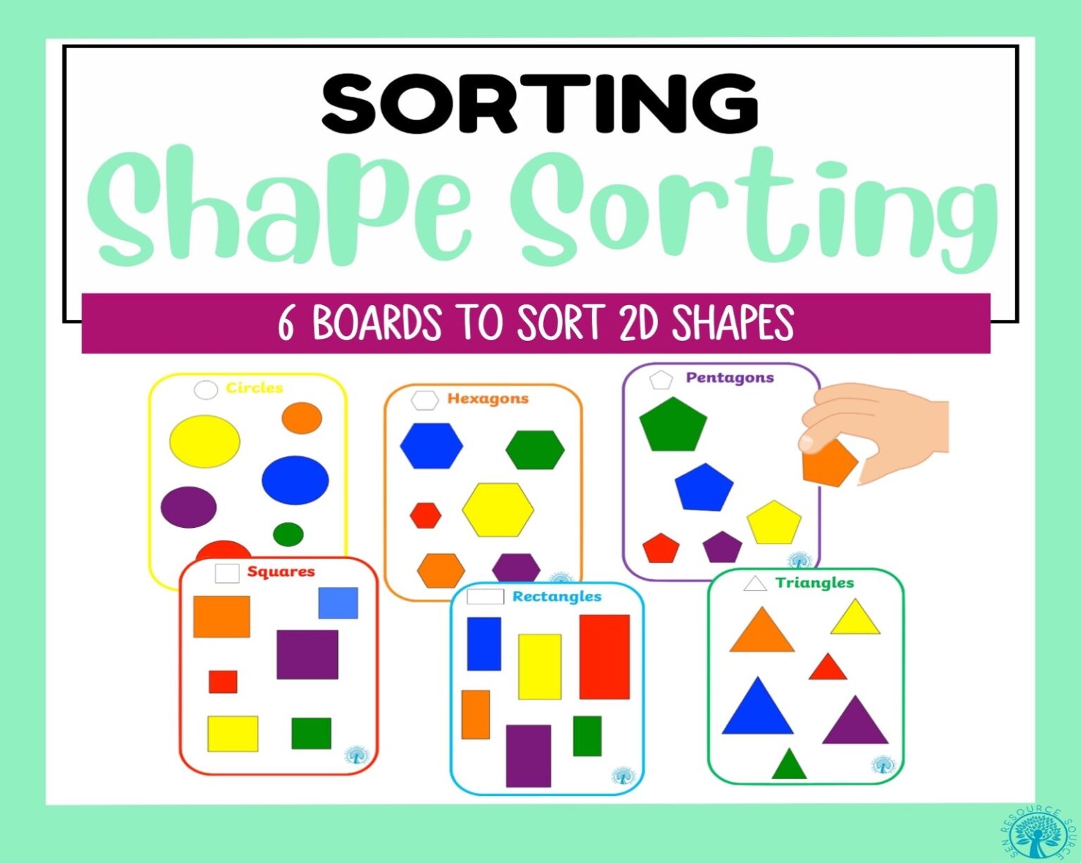 2D Shape Sorting | Made By Teachers