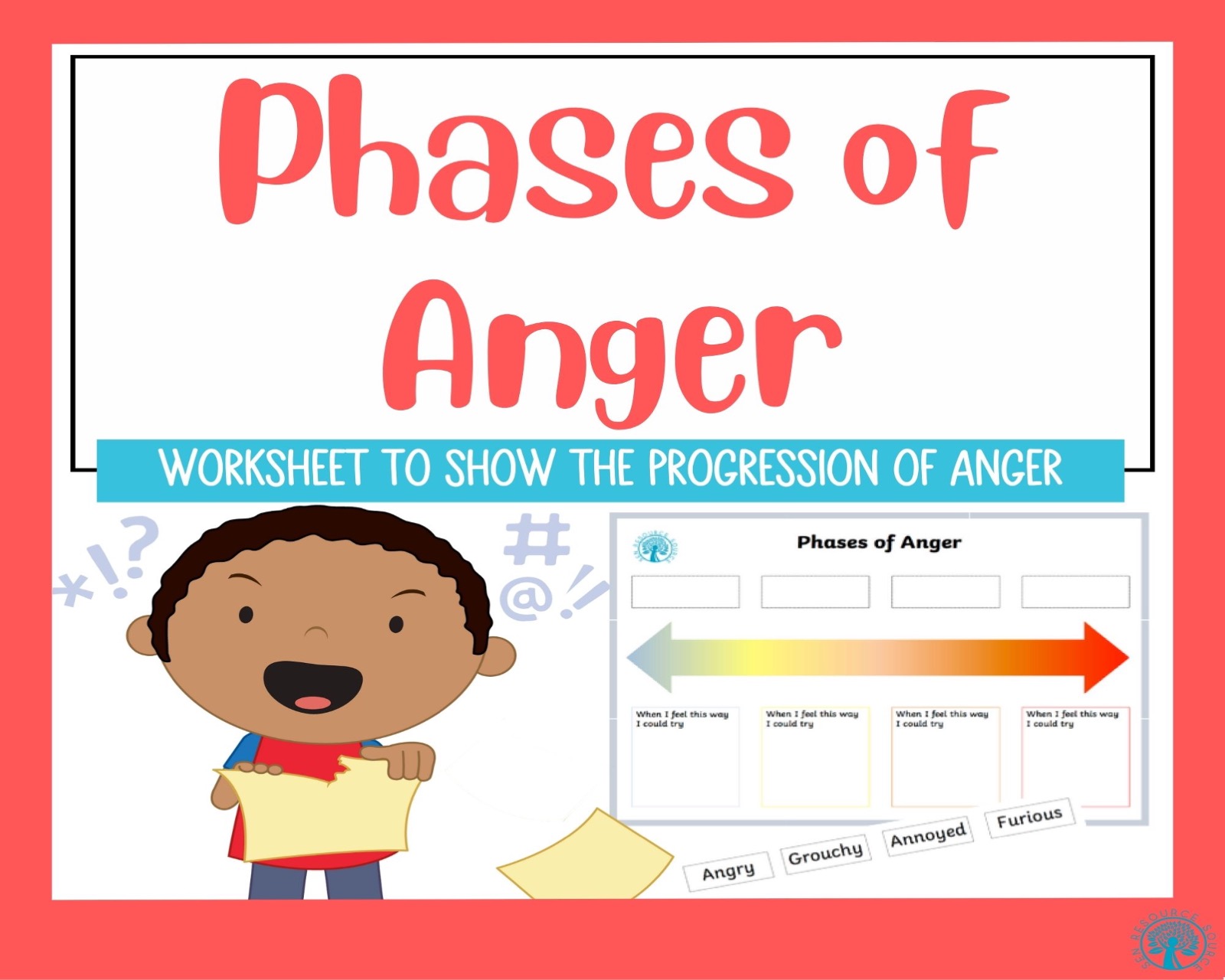 Phases of Anger Worksheet