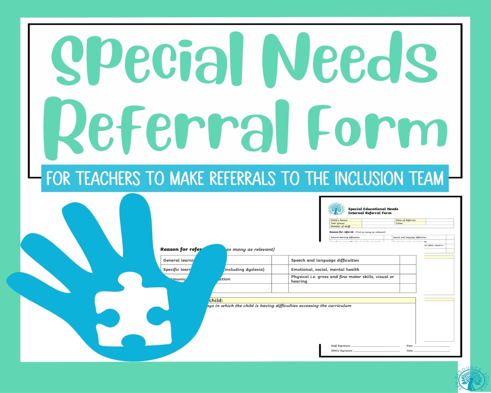 SEN Internal Referral Form