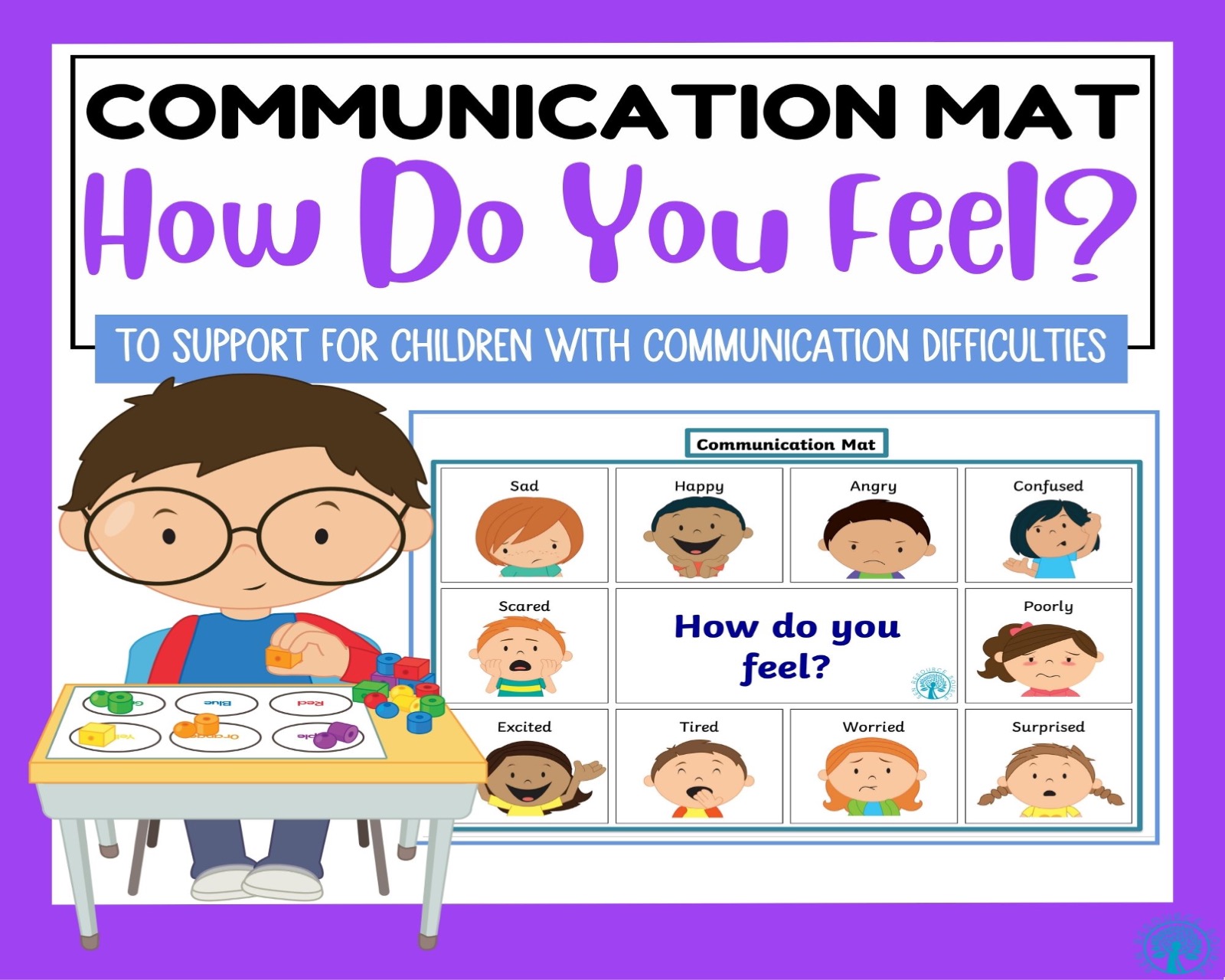 Feelings Communication Mat