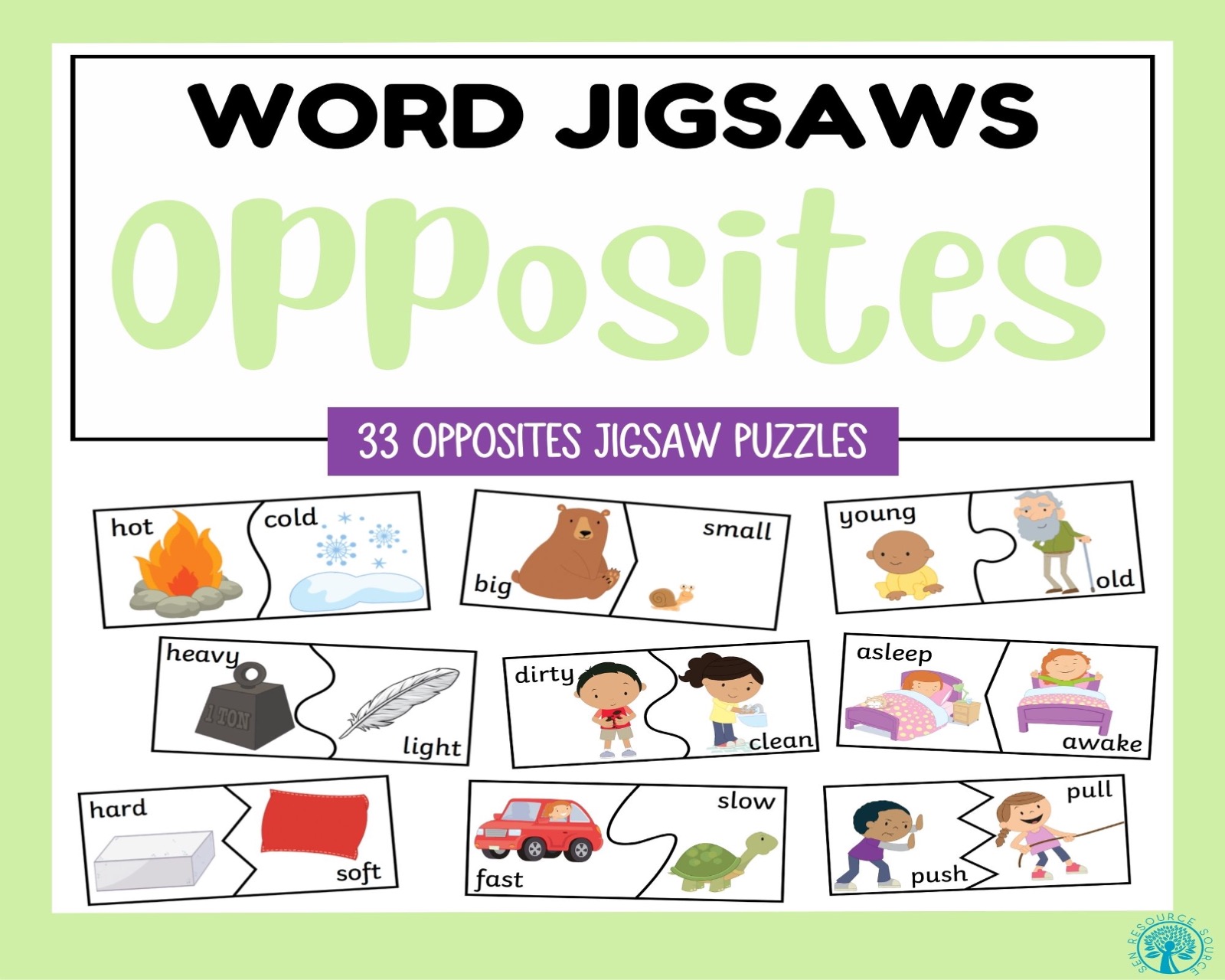 Opposite Words Jigsaws