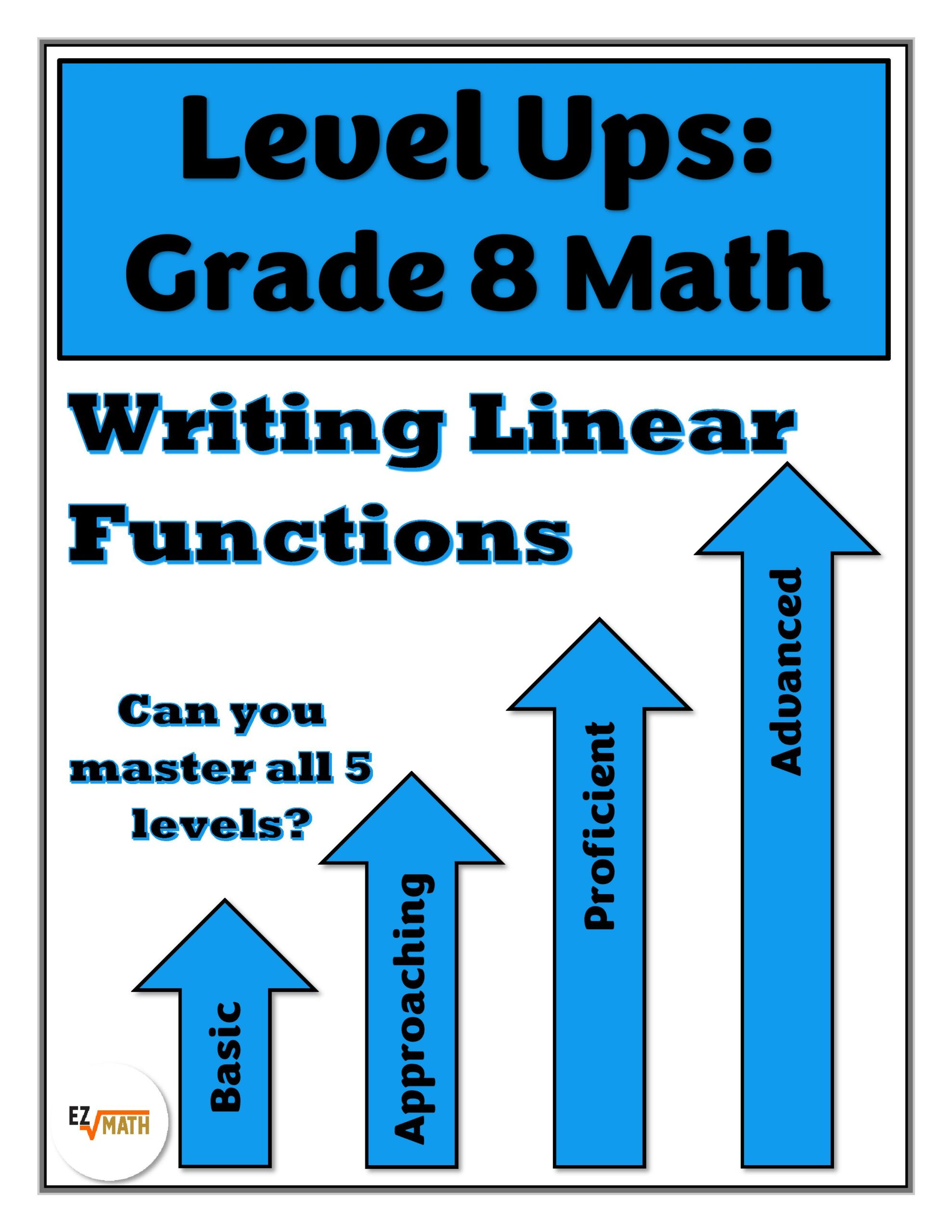 Level Ups: 8th Grade Writing Linear Functions