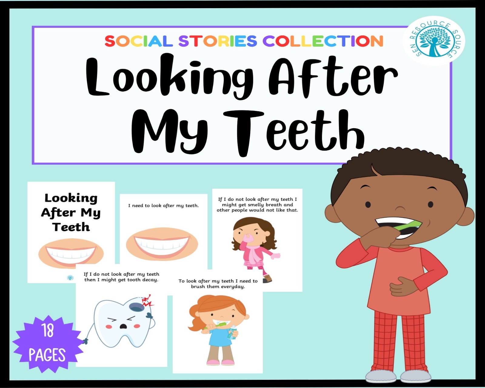 Looking After My Teeth Social Story