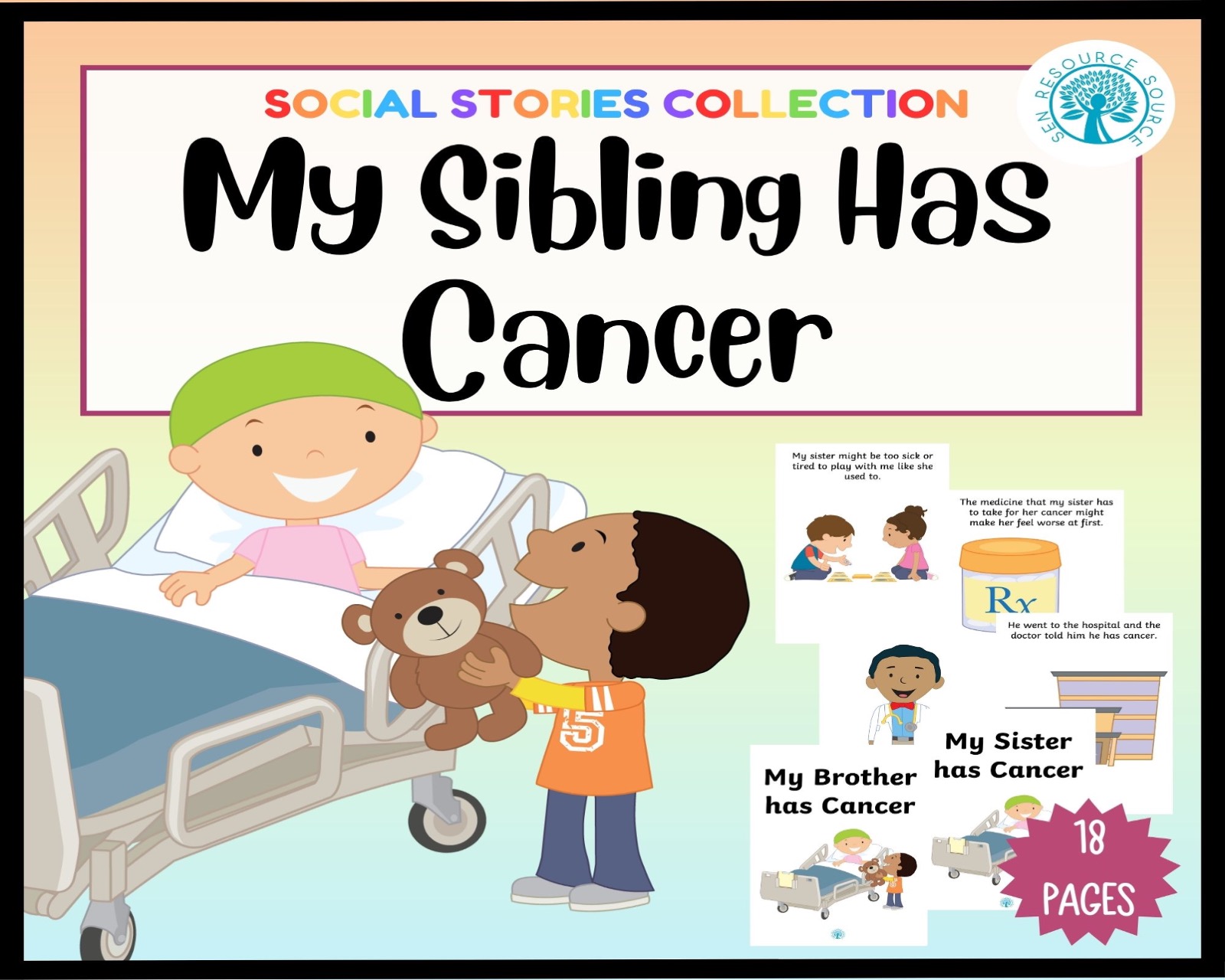 My Sibling has Cancer Social Story