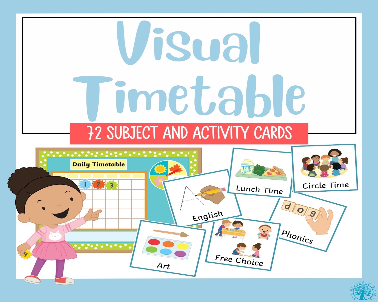 Visual Timetable Cards