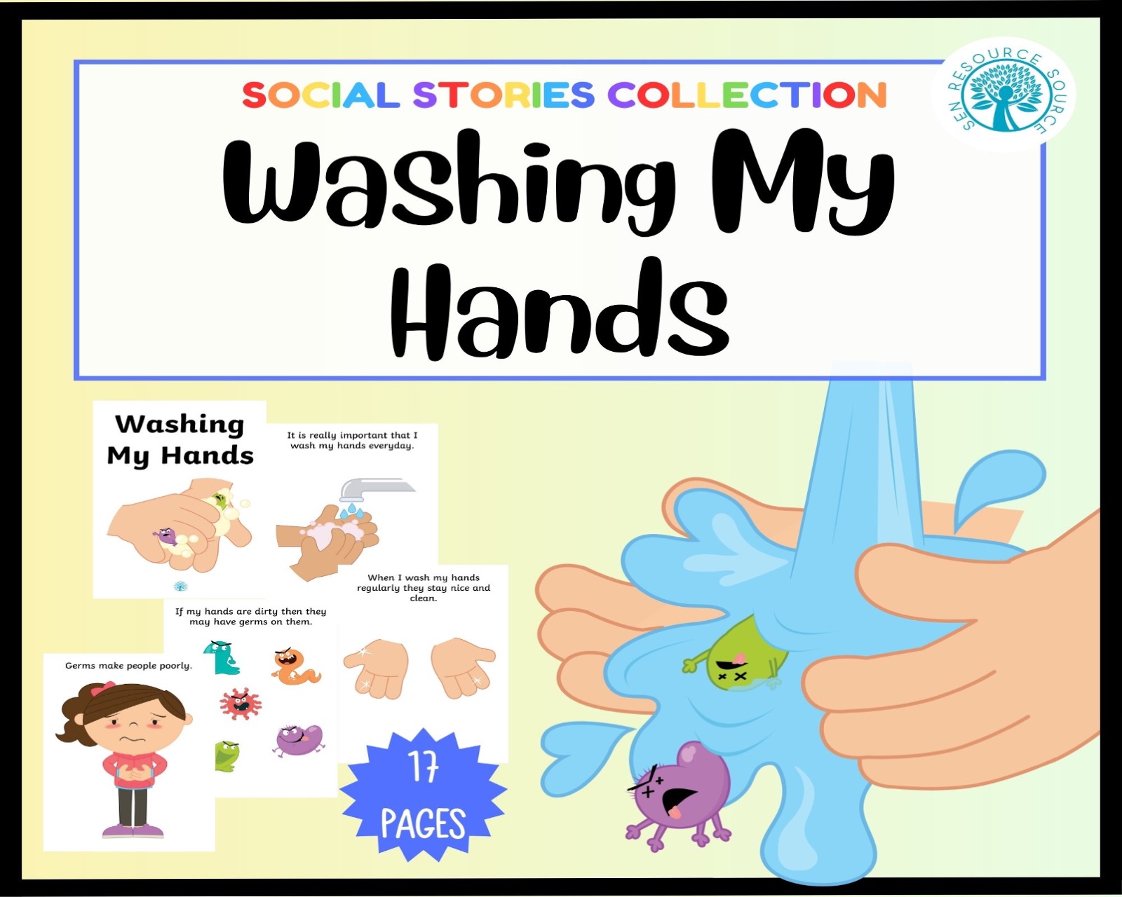 Washing My Hands Social Story