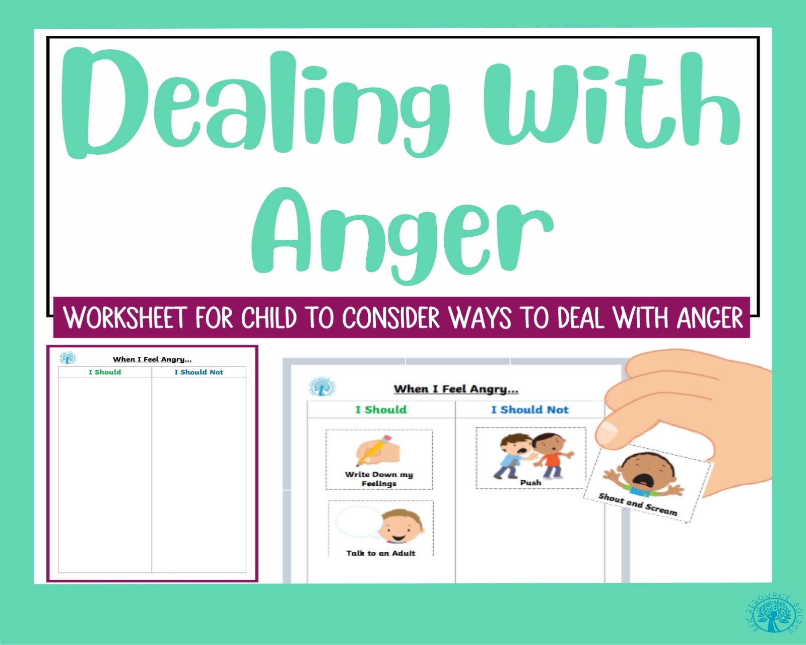 Anger Choices Worksheet