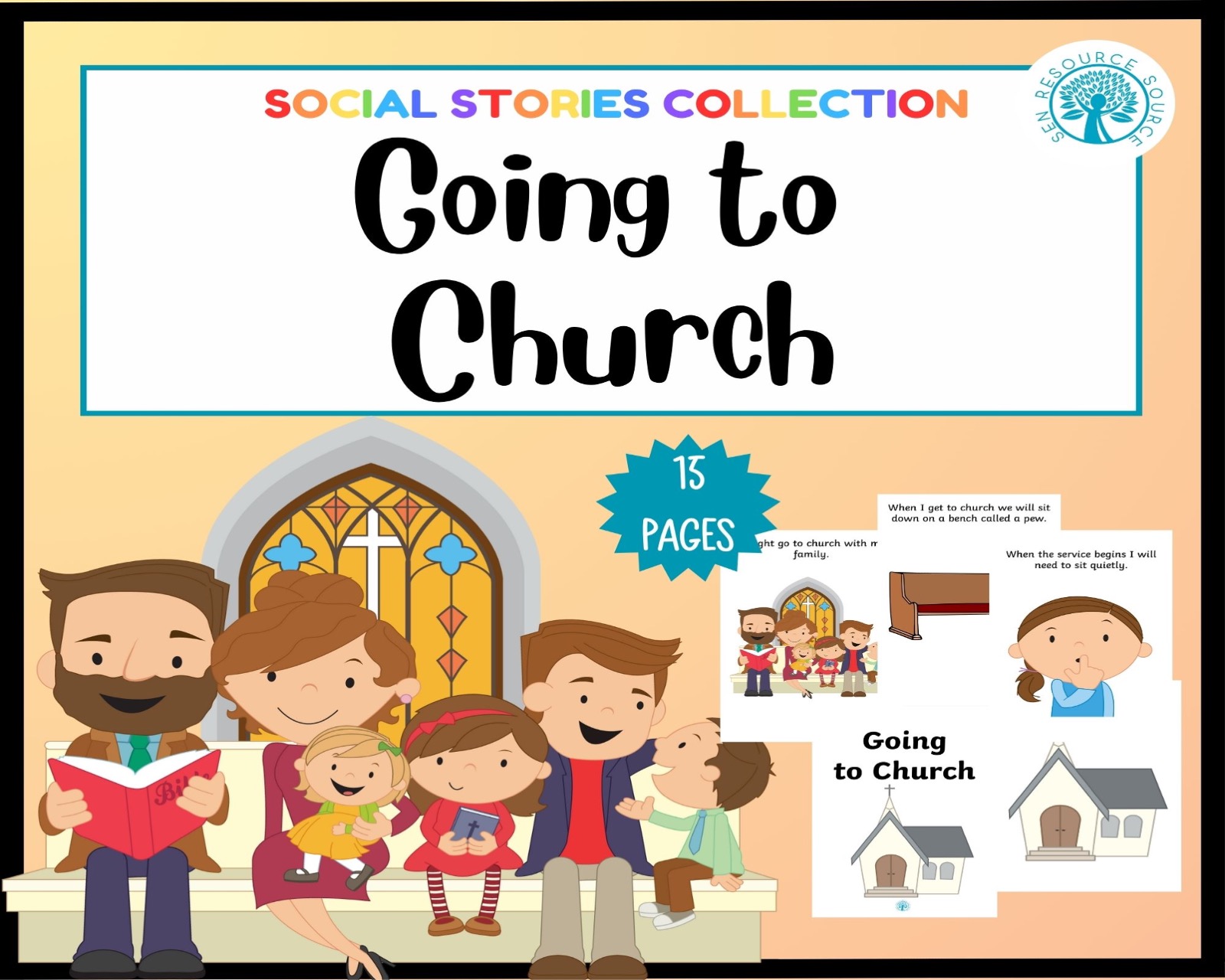 Going to Church Social Story