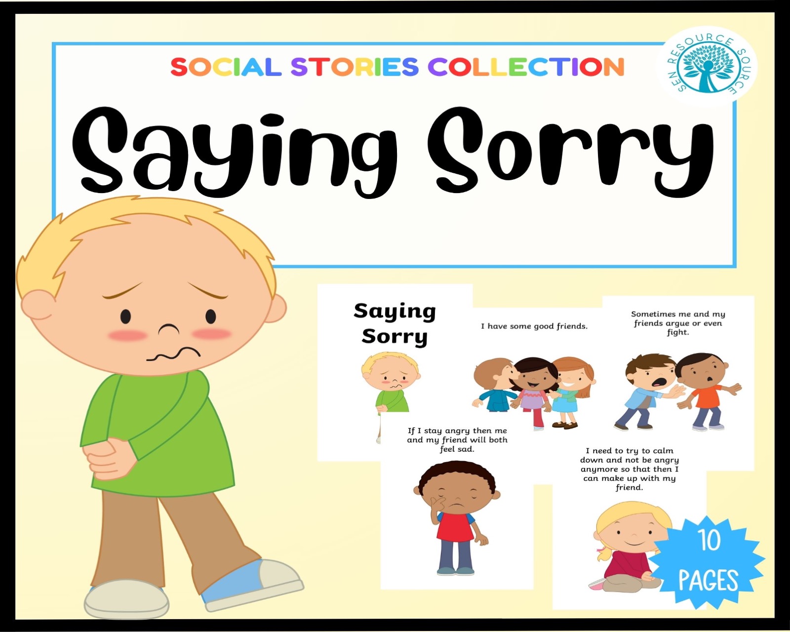 Saying Sorry Social Story