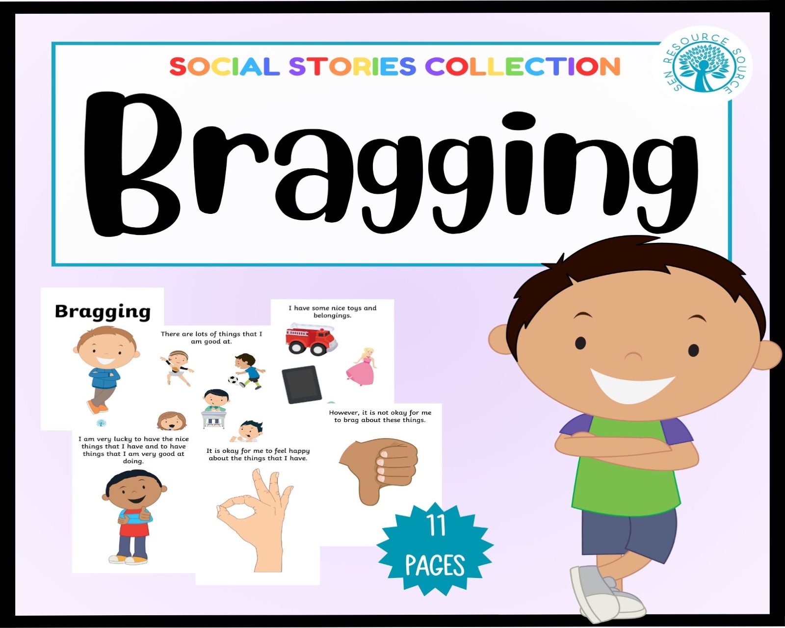 Bragging Social Story