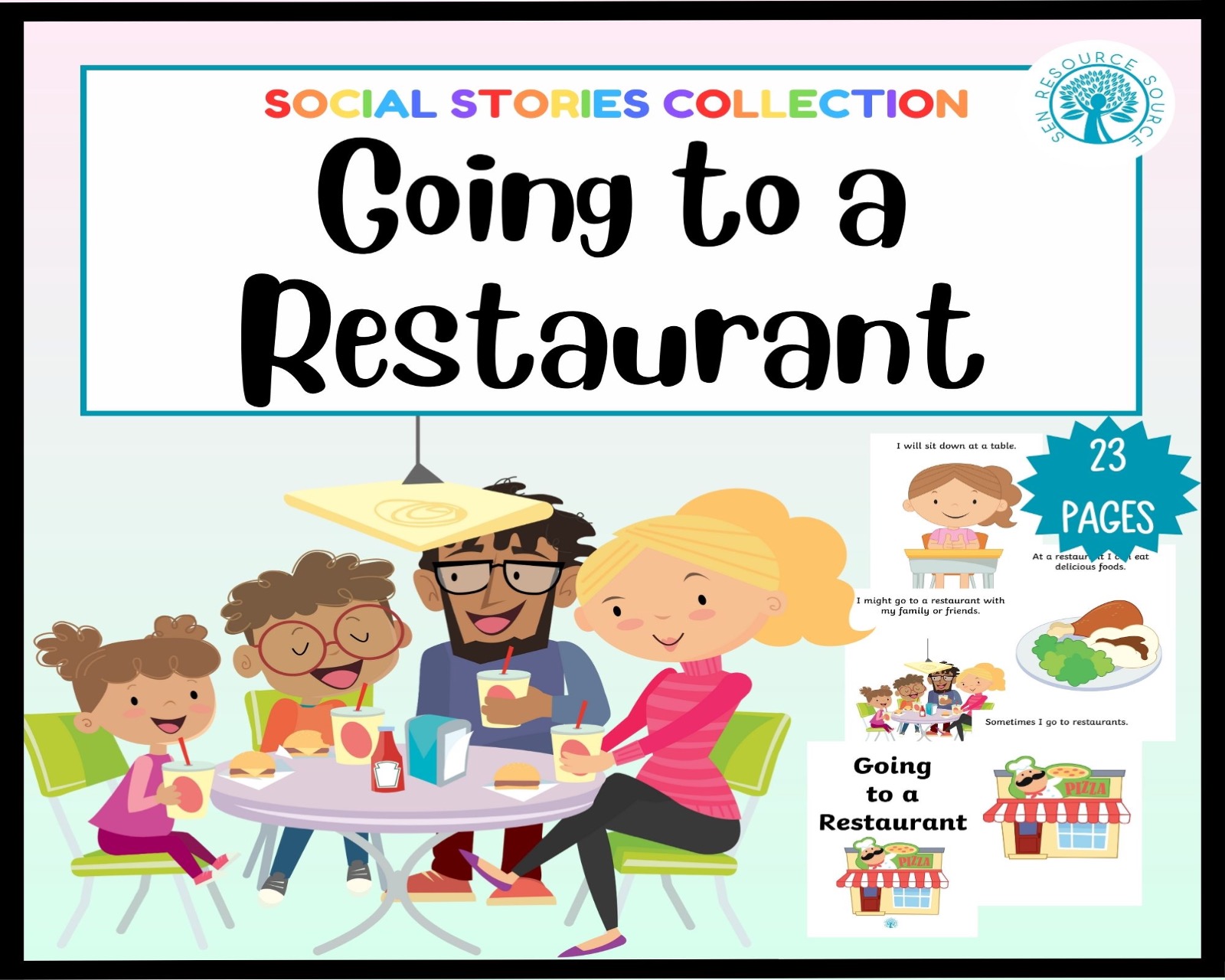 Going to a Restaurant Social Story
