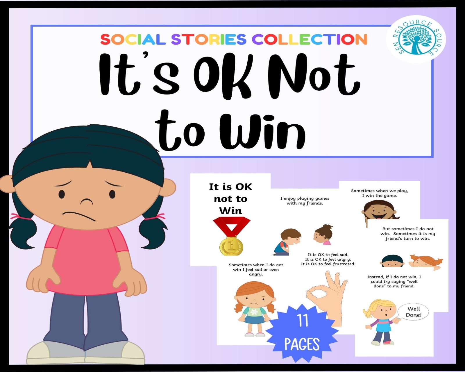It's OK Not To Win Social Story